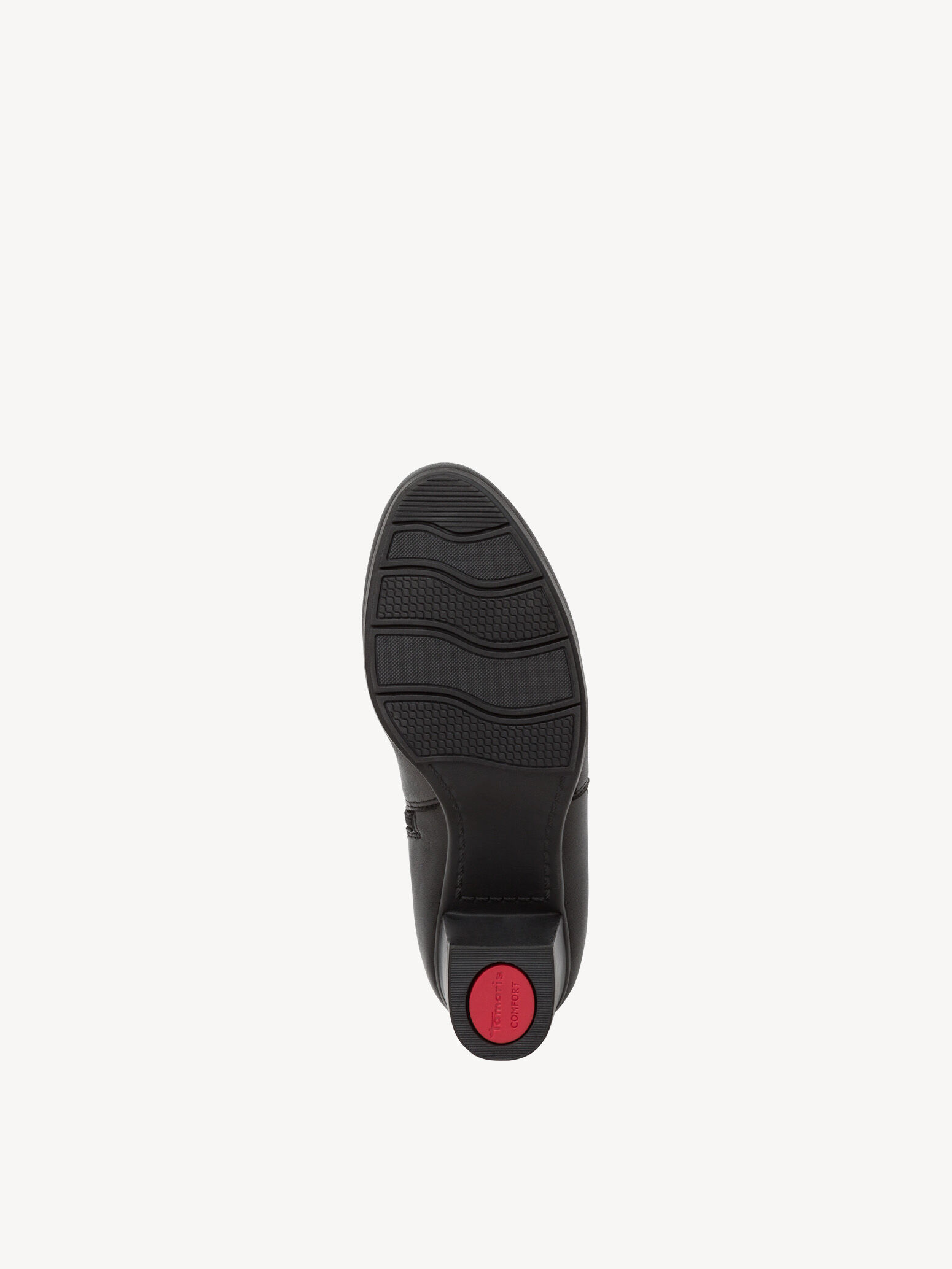 Bottine en cuir - noir