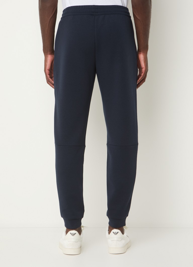 Pantaloni sport, conici, cu sigla Emporio Armani