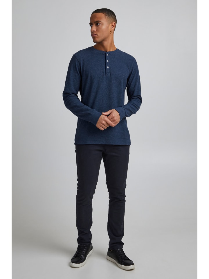 BLEND Chinohose BHNATAN pants - 20703472  Chinohose Slim Fit mit Gürtelschlaufen in Blau günstig kaufen