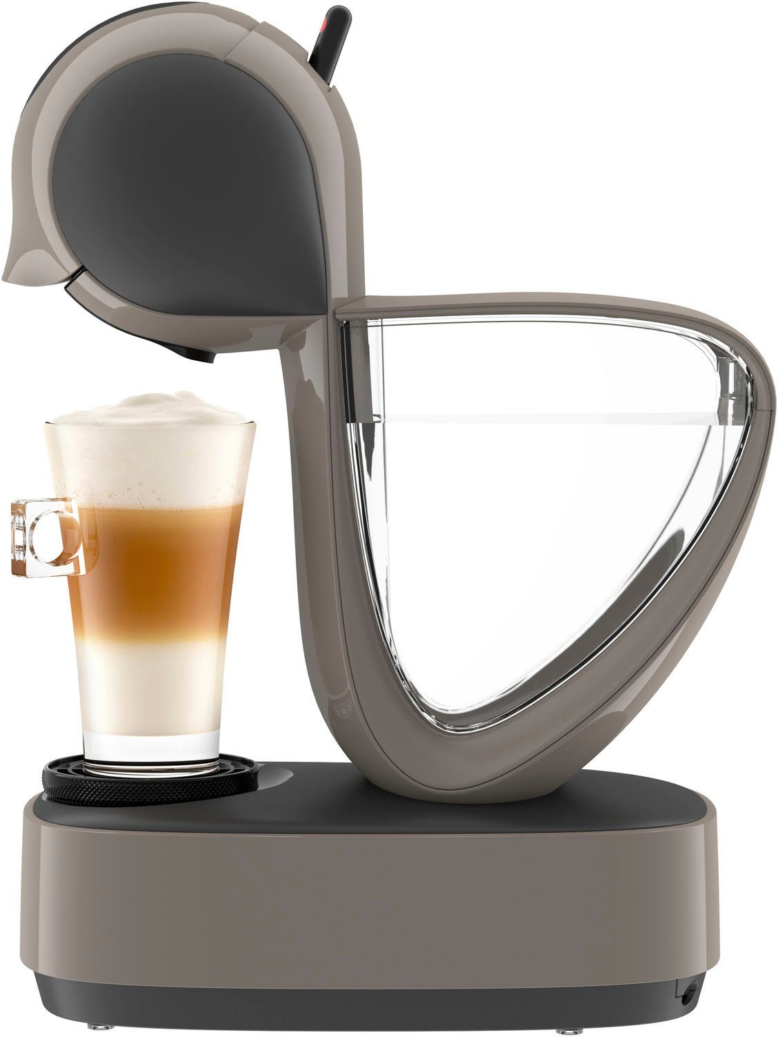 NESCAFÉ® Dolce Gusto® Kapselmaschine Krups, KP270A Infinissima Touch Automatic in Taupe, Hochdrucksystem bis 15 Bar, Touchscreen, Energiesparmodus nach 1 Min.