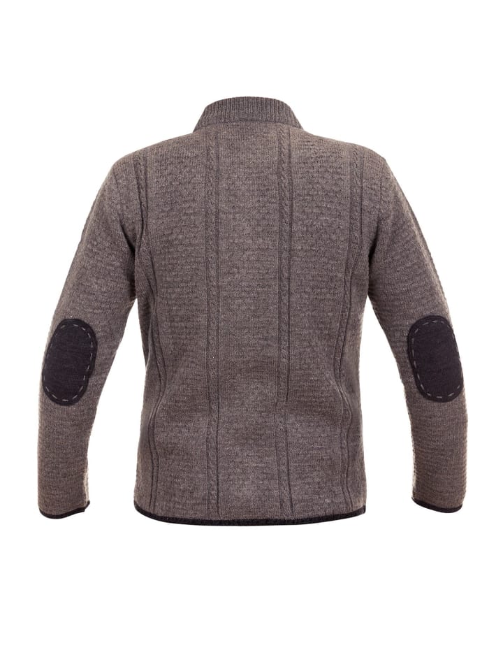 Edelnice Edelnice Trachten Strickjacke Helmut hellgrau in hellgrau günstig kaufen 54