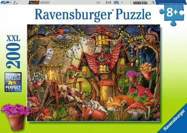 Kinderpuzzle ab 8 Jahren - Das Waldhaus - 200 Teile