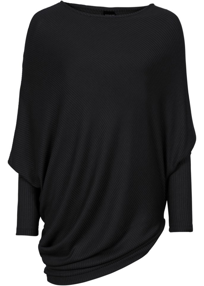 Oversize-Pullover mit asymmetrischem Saum