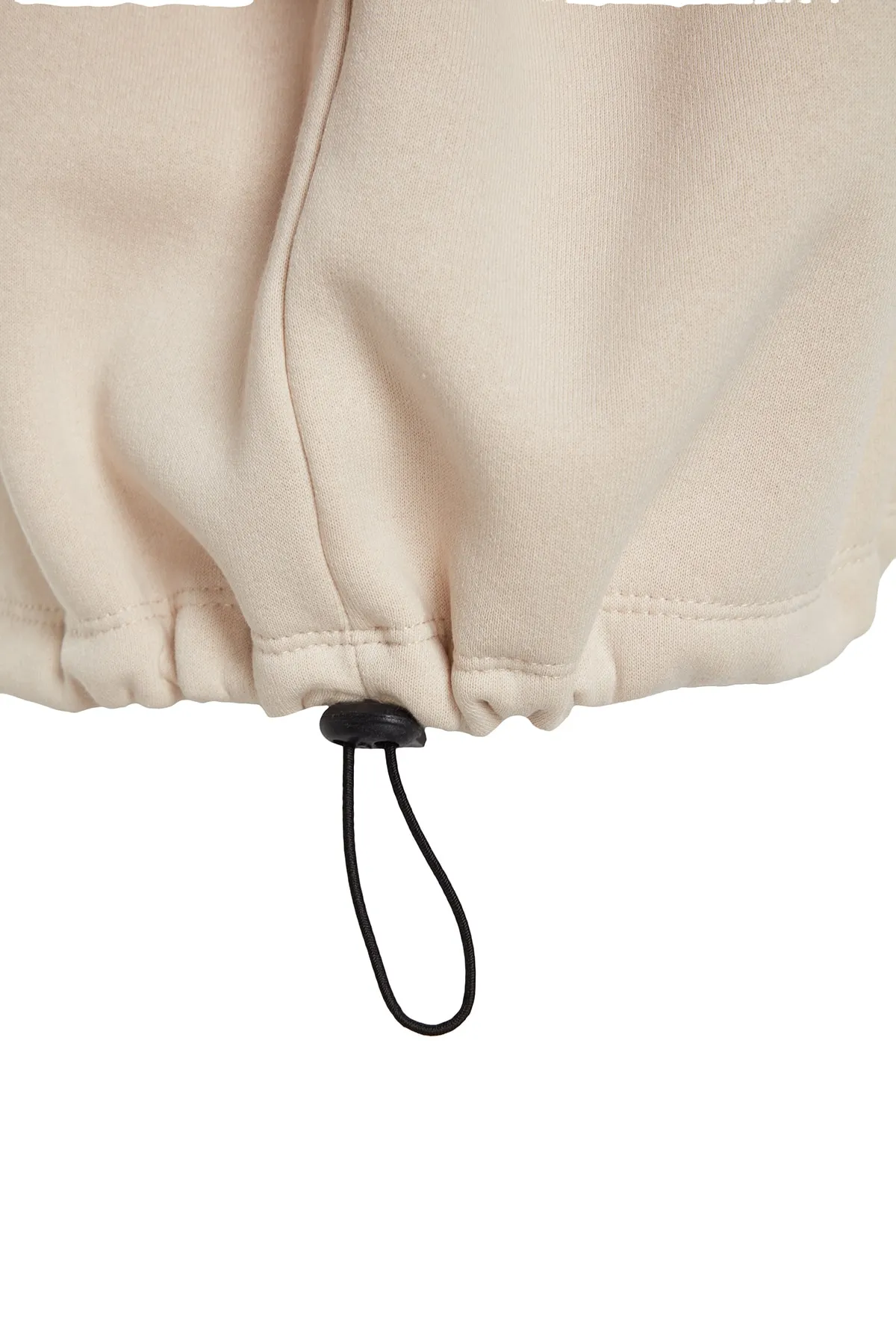 Trendyol Collection  Stone Dickes Fleece Innenstrickband Detailliertes Strick-Sweatshirt mit Kapuze TWOAW22SW1806
