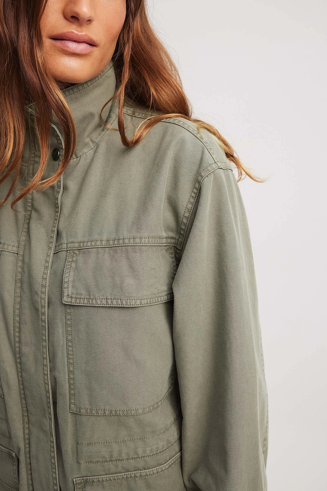 Jacke mit Taschendetails