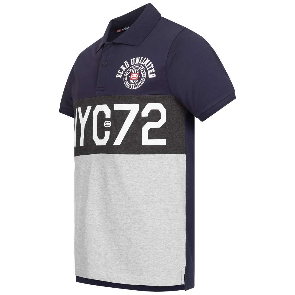 Ecko Unltd. Premium Herren Polo-Shirt EFM04794-NAVY