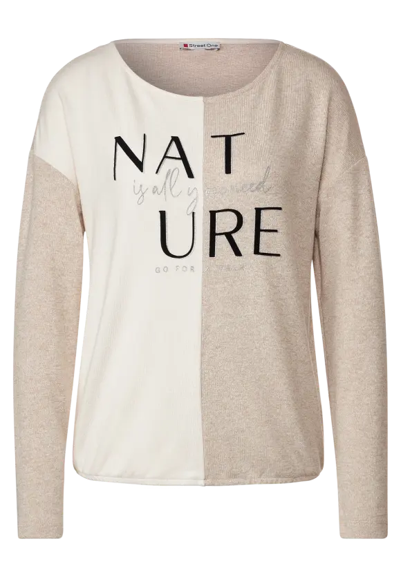 Street One Langarmshirt mit Wording