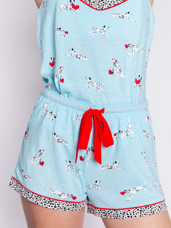 P.J. Salvage Pyjama WOOF in Aqua günstig kaufen