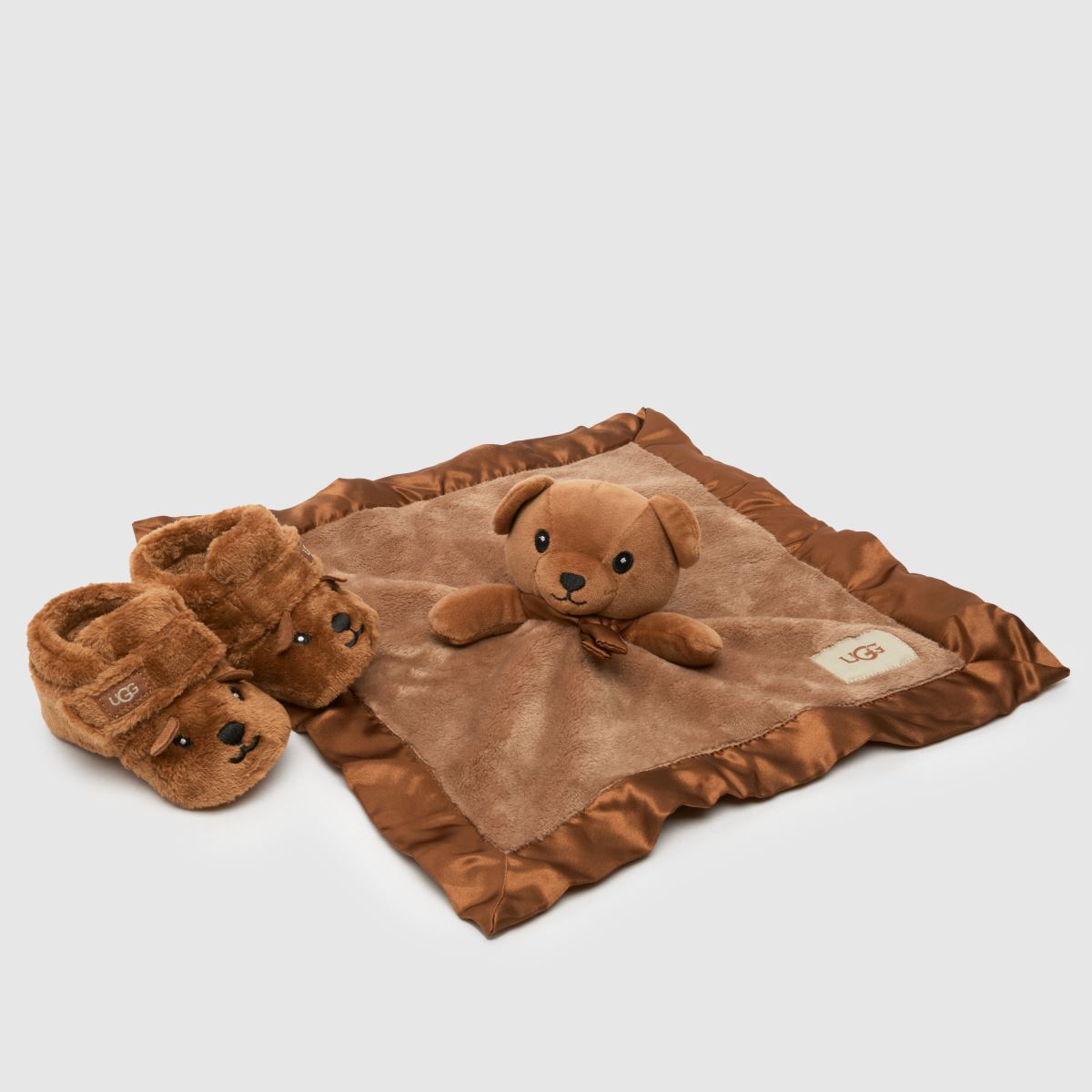 UGG Chestnut Bixbee and Lovey Bear spjälsäng Babystövlar