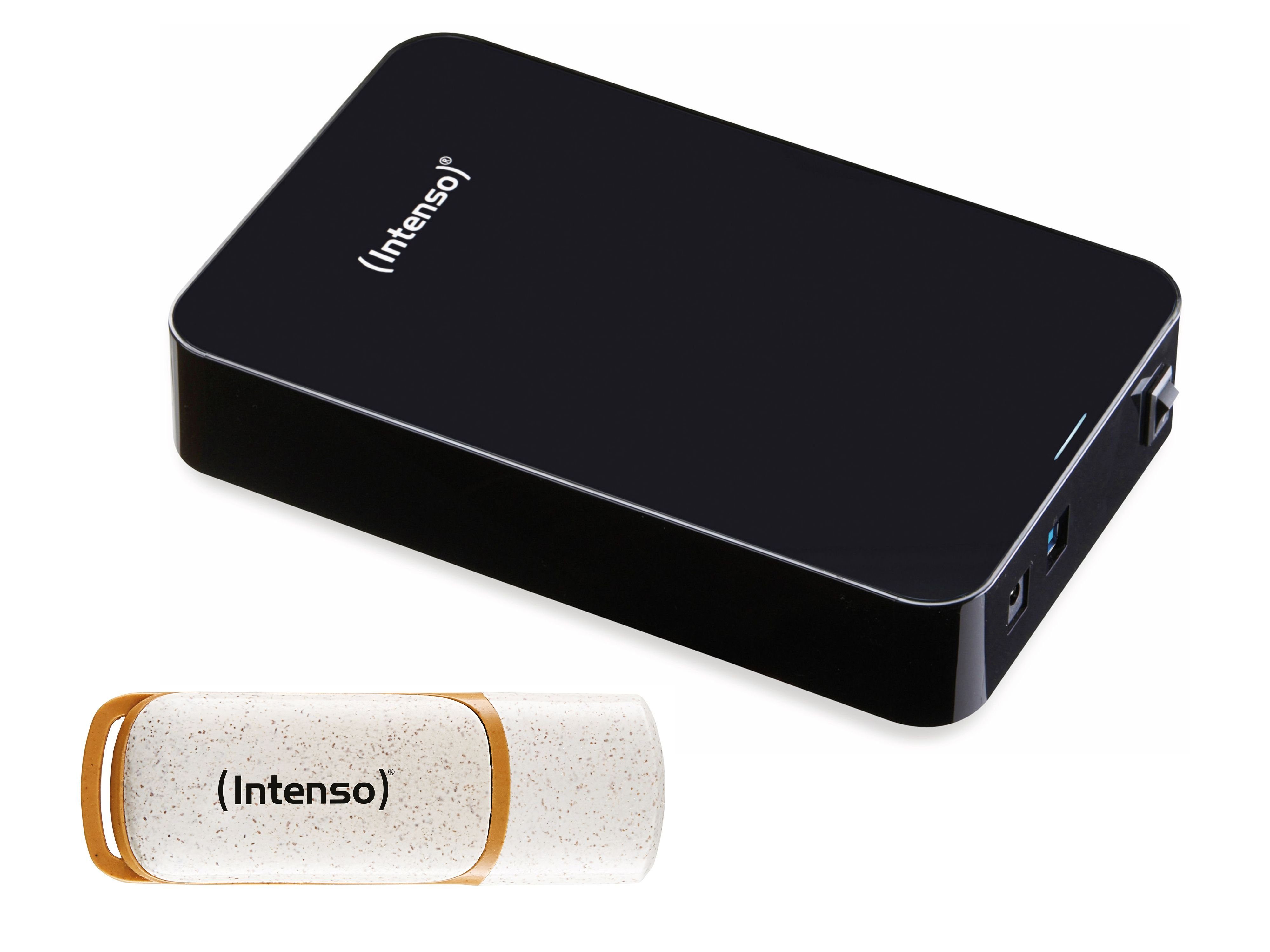 Intenso INTENSO HDD Memory Center 4TB + Intenso USB-Stick externe HDD-Festplatte
