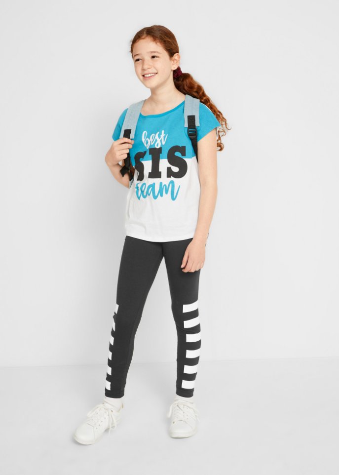 Mädchen Leggings mit Bio-Baumwolle