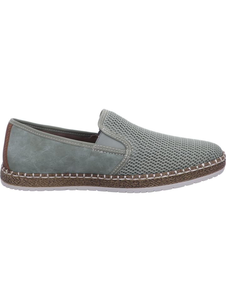 rieker Herren Halbschuhe  in Grün günstig kaufen