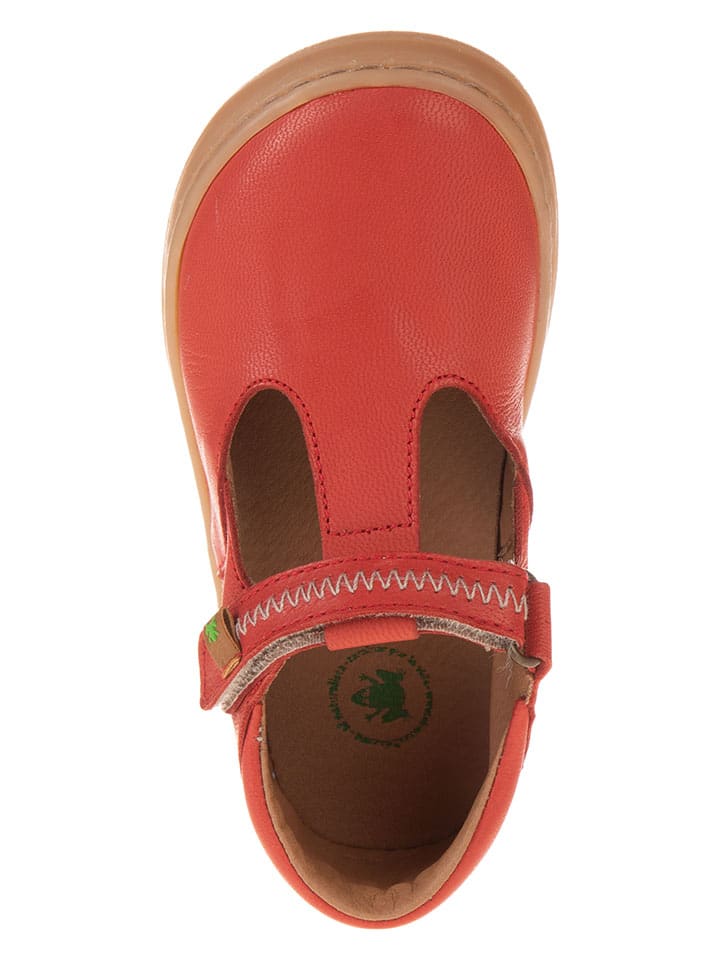 El Naturalista Leder-Ballerinas in Rot günstig kaufen