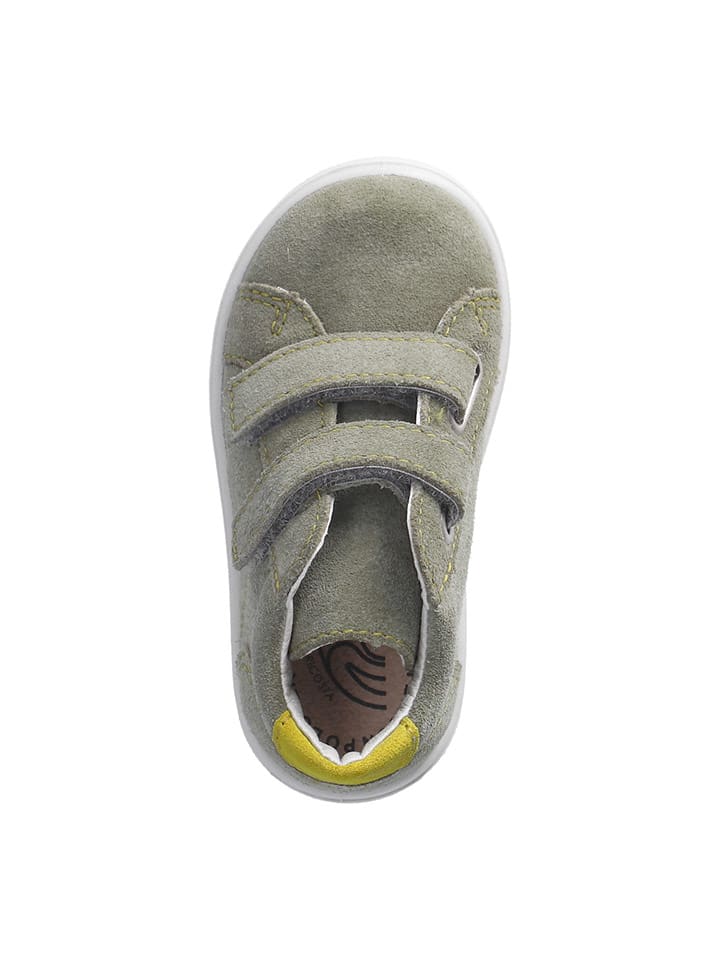 PEPINO Leder-Boots in Grau/ Gelb günstig kaufen