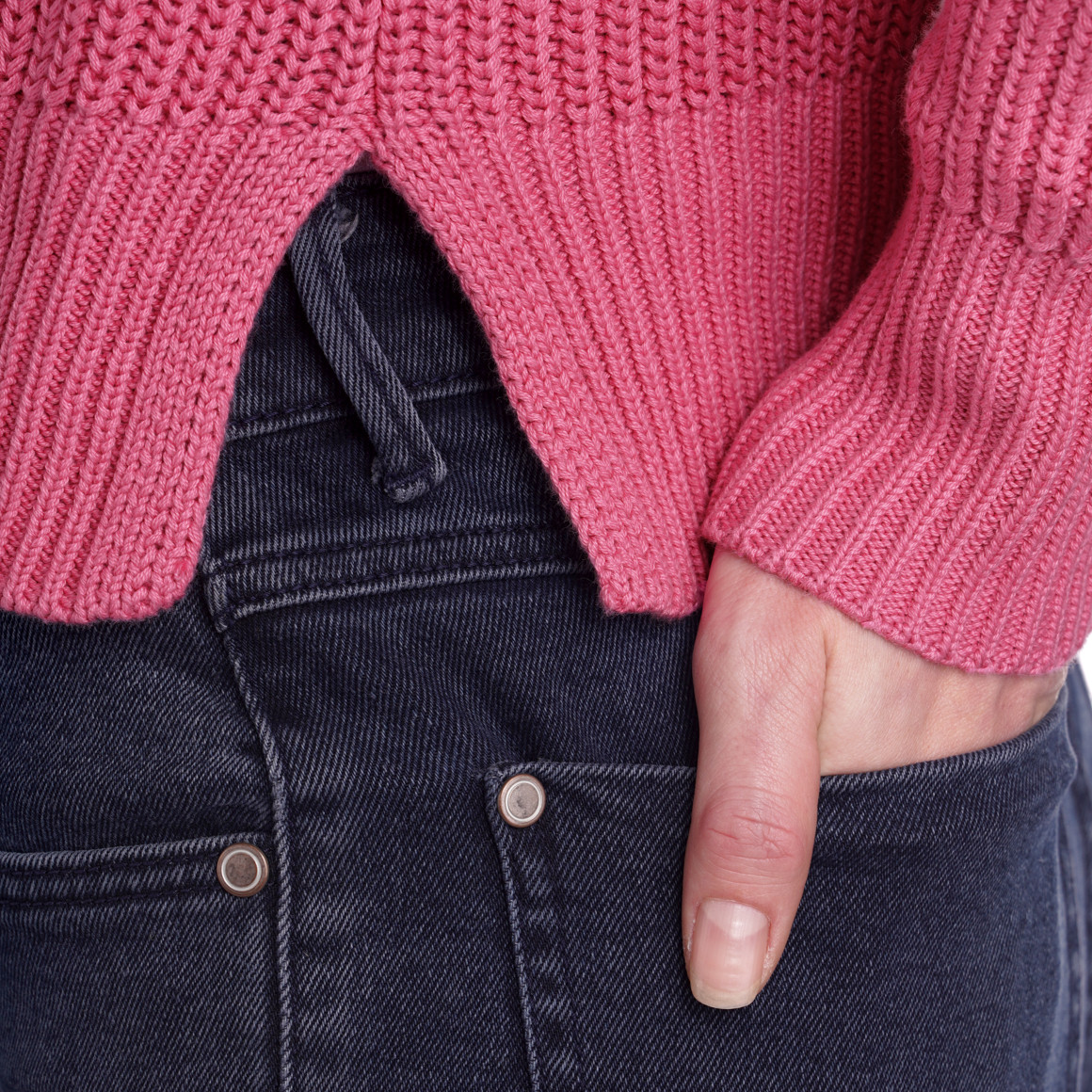 Damen Strickjacke mit Knopfleiste