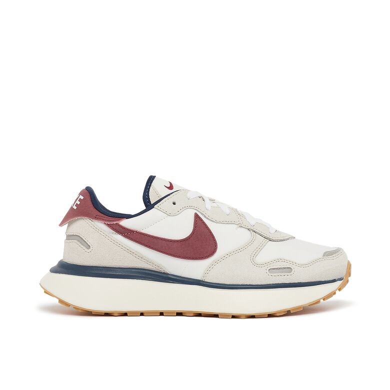 NIKE Wmns Phoenix Waffle light bone/team red-sail-midnight navy
