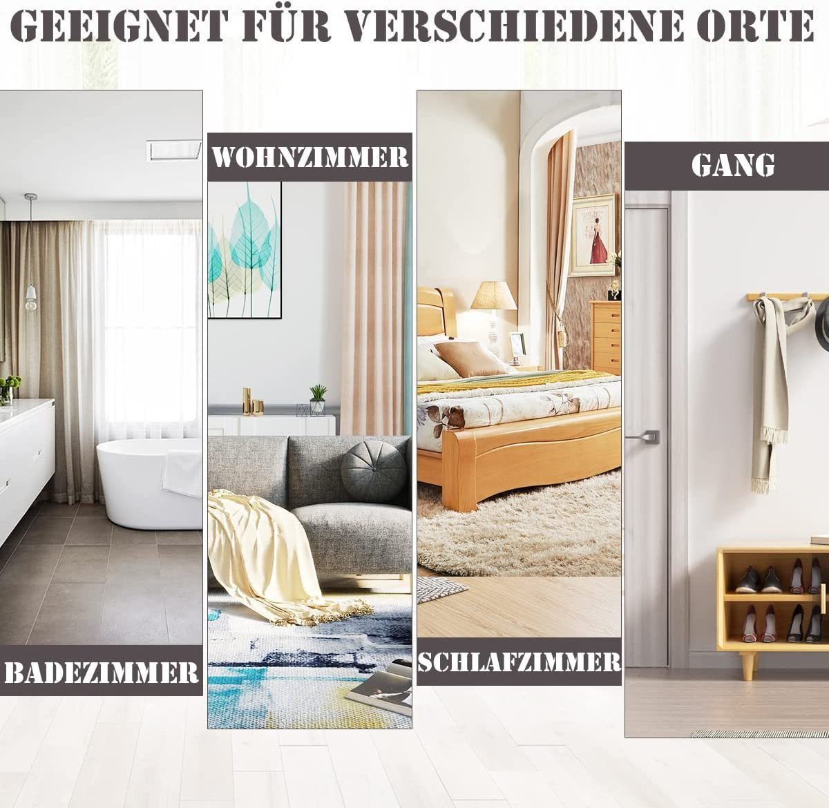 KOMFOTTEU Badkommode Badschrank, mit Doppeltür, aus Holz