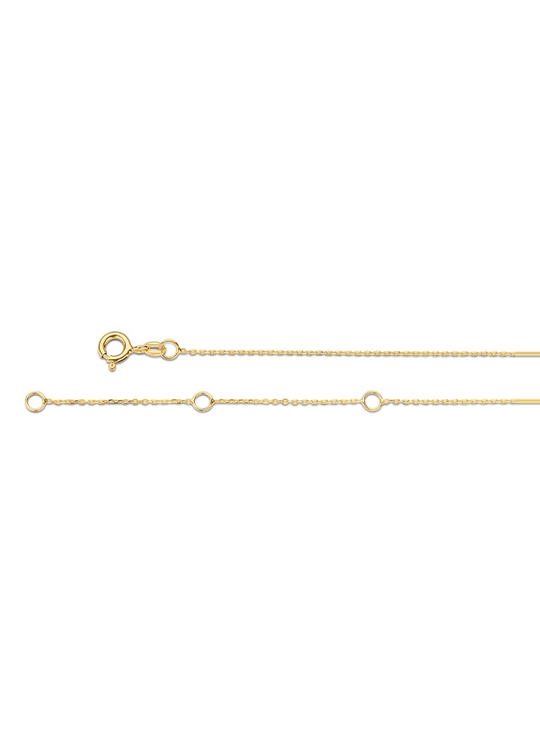 Jackie 14K Gold Circles kaklarota, kas izgatavota no 14 karātu dzeltenā zelta