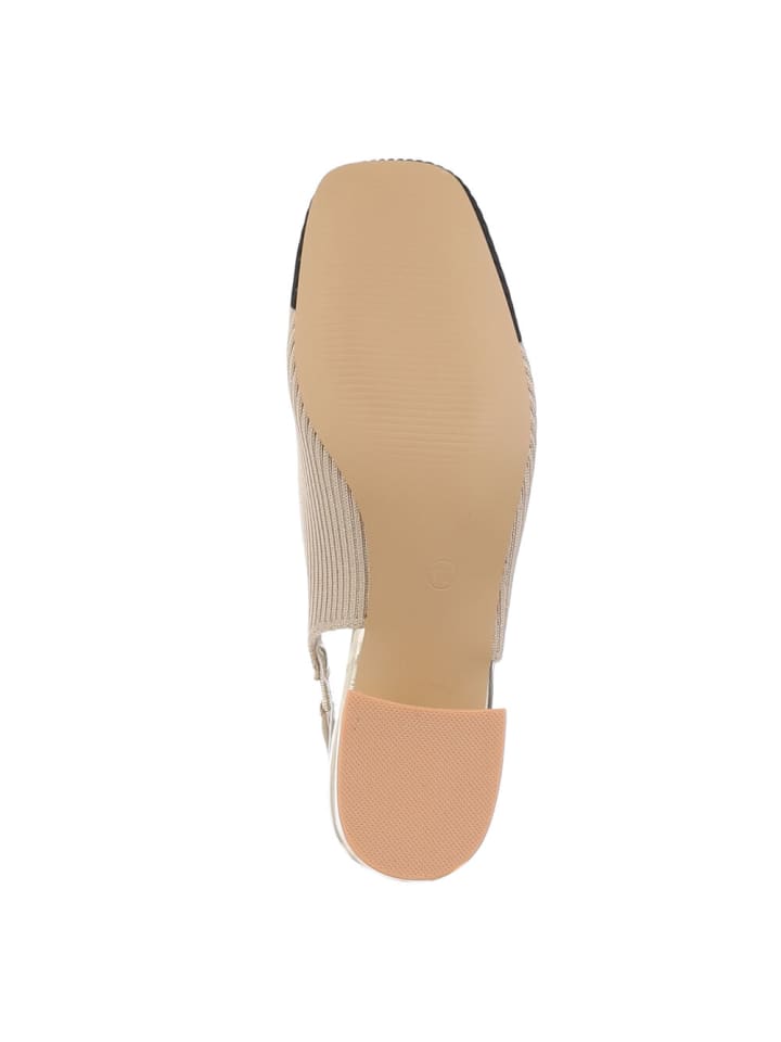 Ital-Design High Heel in Hellbraun und Schwarz günstig kaufen