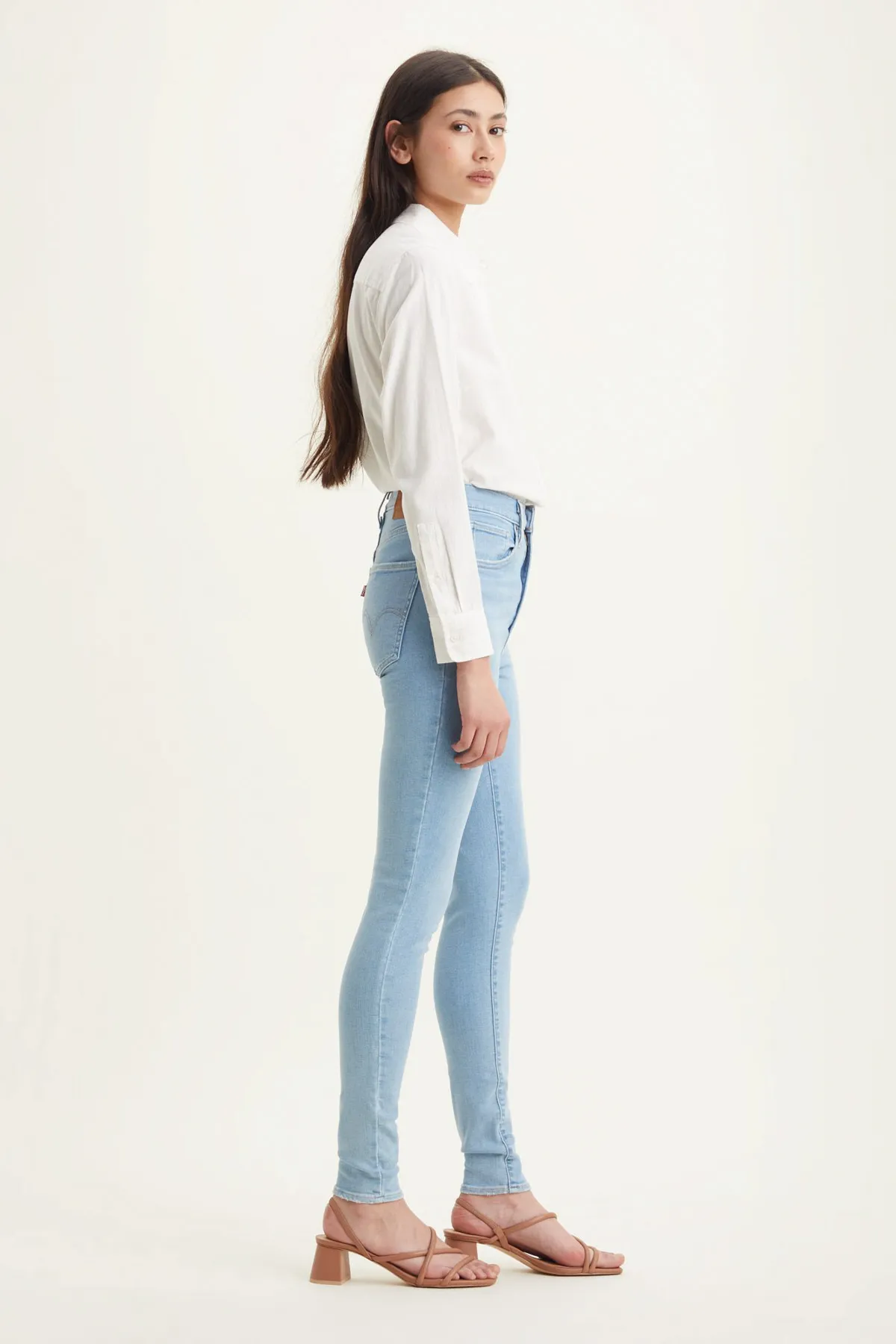 Levi&'s  Cotton Mile Jeans mit hoher Taille und superenger Passform, Denim-Hose 22791