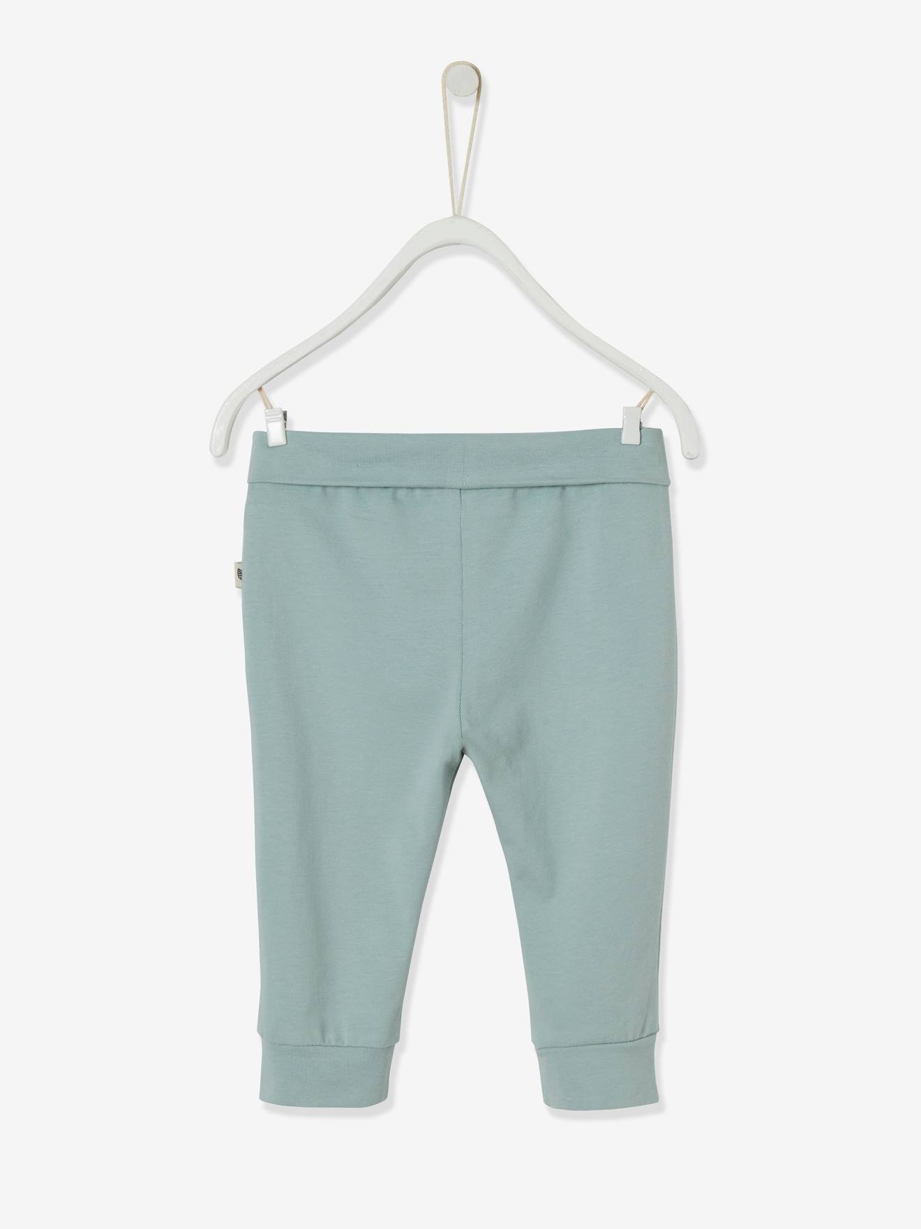 Legging bébé en maille coton stretch vert clair
