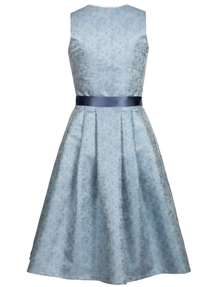 Edelnice Midi Dirndl 2-teilig Cloé in hellblau günstig kaufen