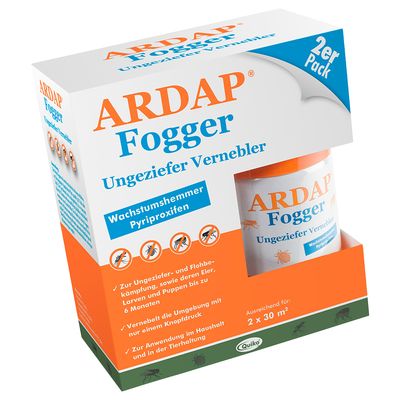 Ardap Care ARDAP Fogger Ungeziefer Vernebler 2 x 30 m²