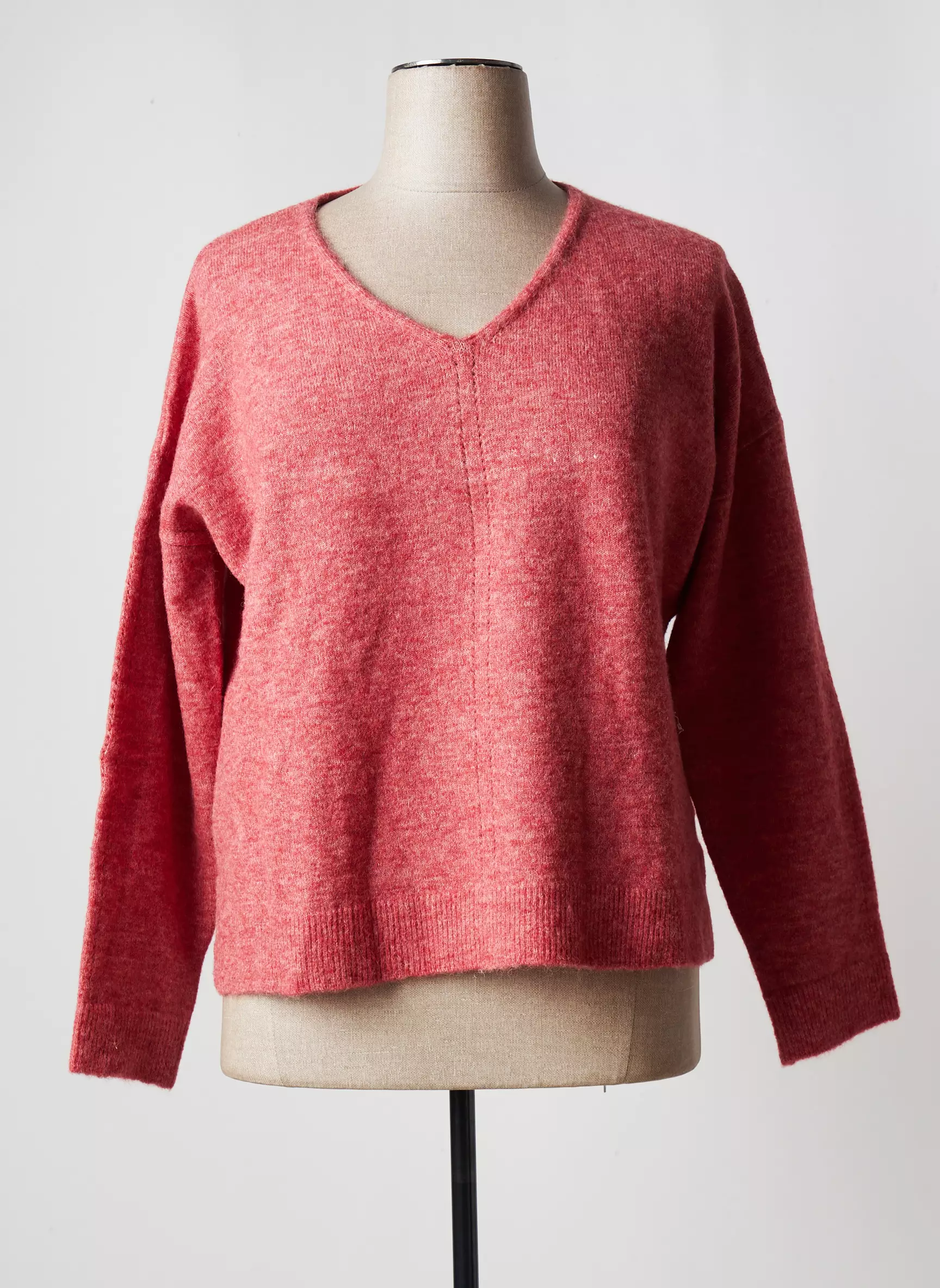 C Est Beau La Vie Pulls Femme couleur rouge