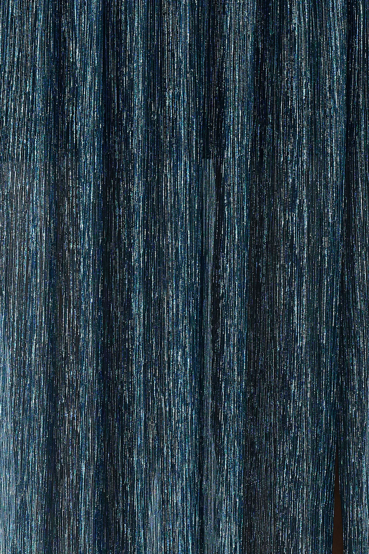 Trendyol Collection  Langes Abendkleid mit Petrol-Glitzer TPRSS24AE00100