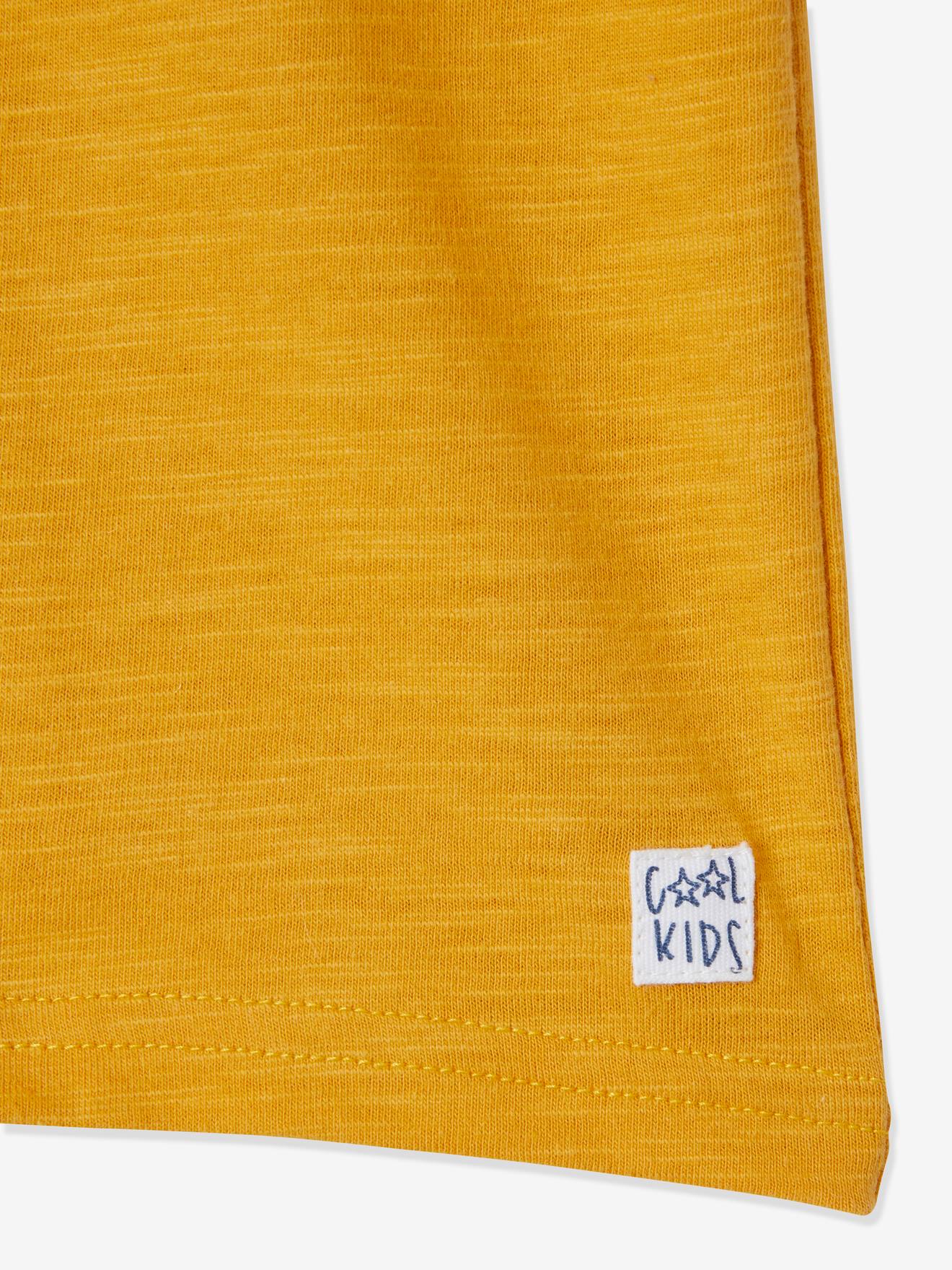 T-shirt Basics personnalisable garçon manches courtes bordeaux