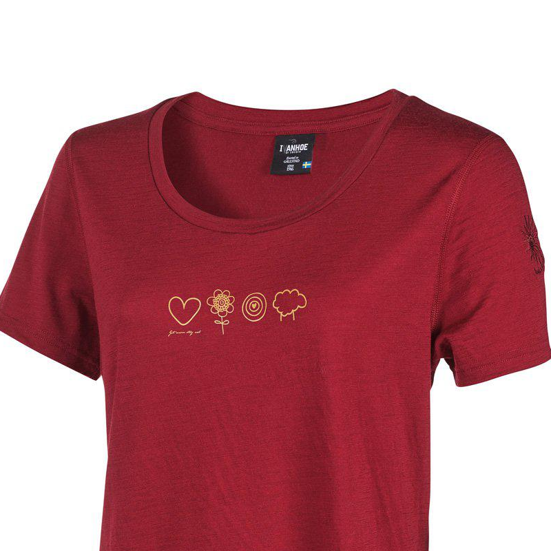 Ivanhoe Meja Symbolroter Damen-T - Shirt