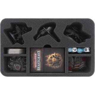 Feldherr Magnetbox blau für Warhammer Underworlds: Beastgrave - Fetzas Zahnfletschas
