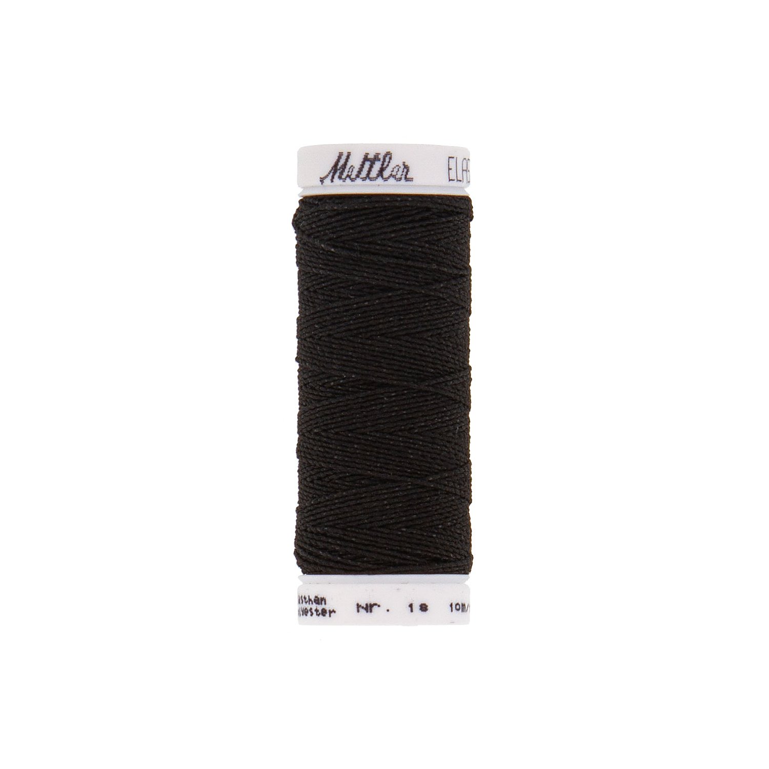 Amann Elastic-Gummifaden, 10 m-Spule, schwarz