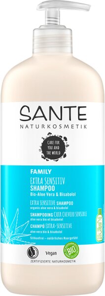 Sante FAMILY Extra Sensitiv Shampoo Bio-Aloe Vera & Bisabolol Shampoo
