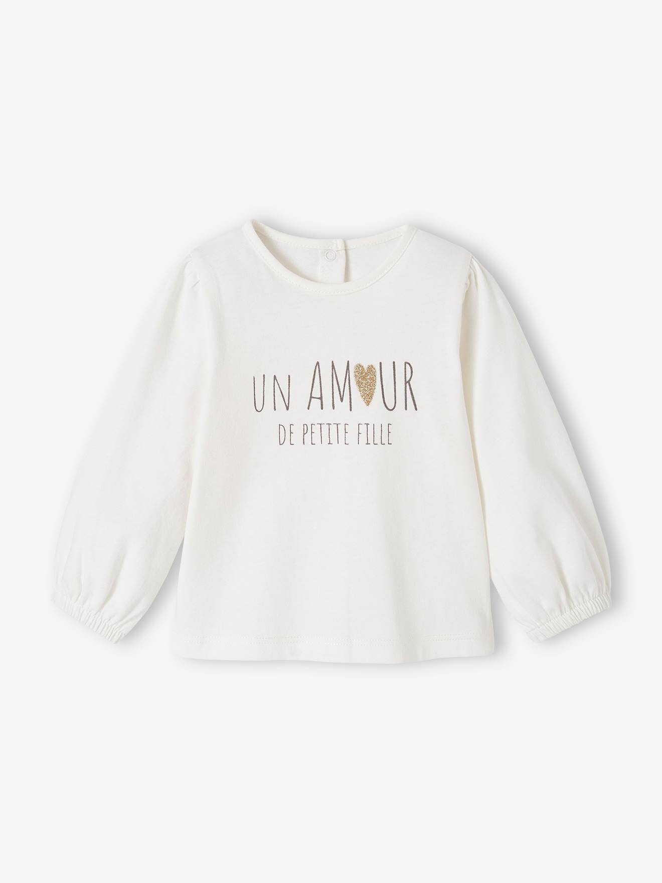 T-shirt personnalisable bébé bronze