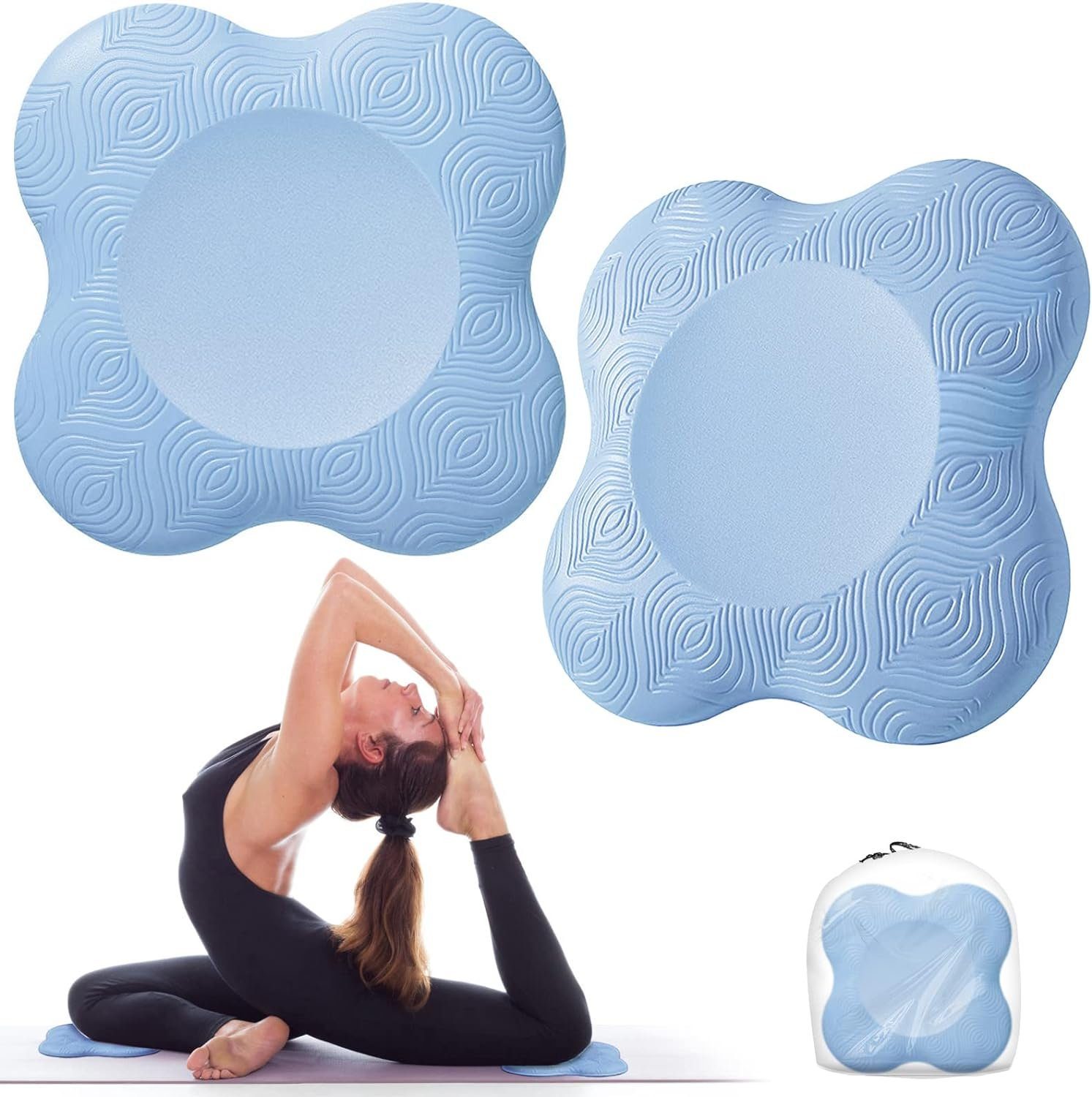 Runxizhou Kniekissen 2 Stk Kniekissen für Yoga,Yoga Matt für Pilates, (1-St)