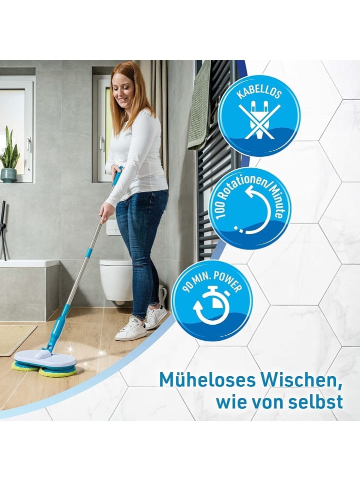 Hurricane Hurricane Akku Wischer Floating Mop in Blau günstig kaufen onesize