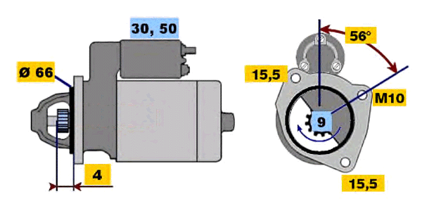 FRIESEN Anlasser Renault 8018860 - ATU