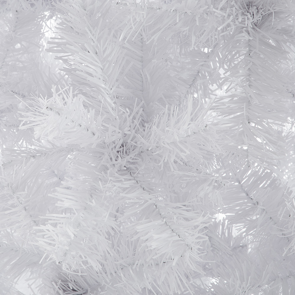 Casaria Deuba Weihnachtsbaum PVC weiß 180cm