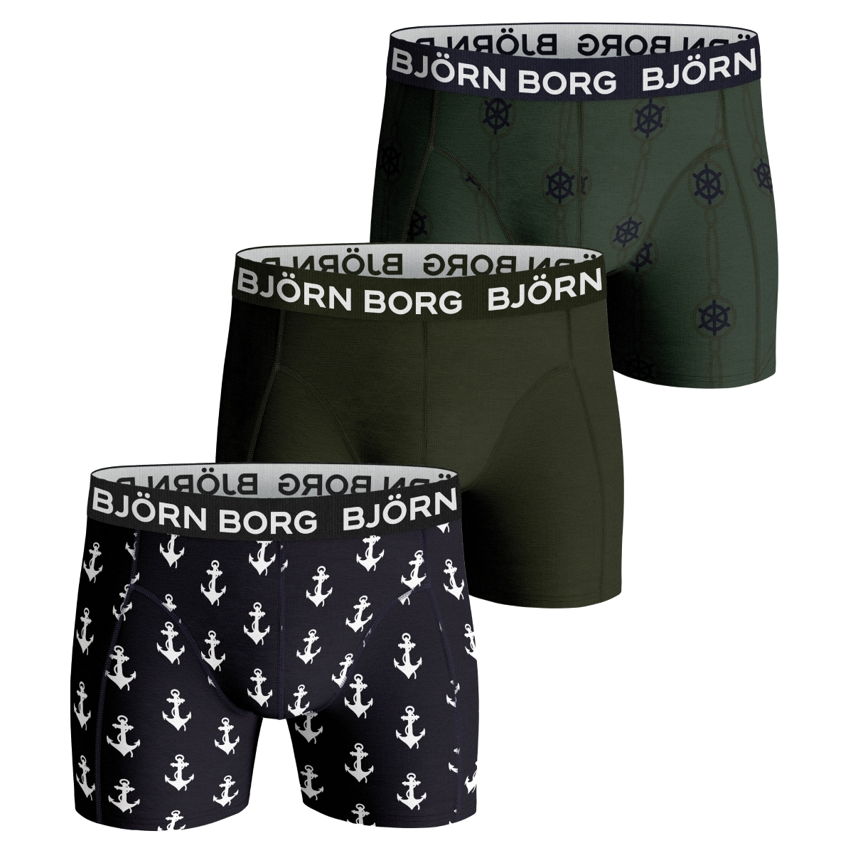 Björn Borg Anchor Sammy 3er Pack Boxershorts multicolor