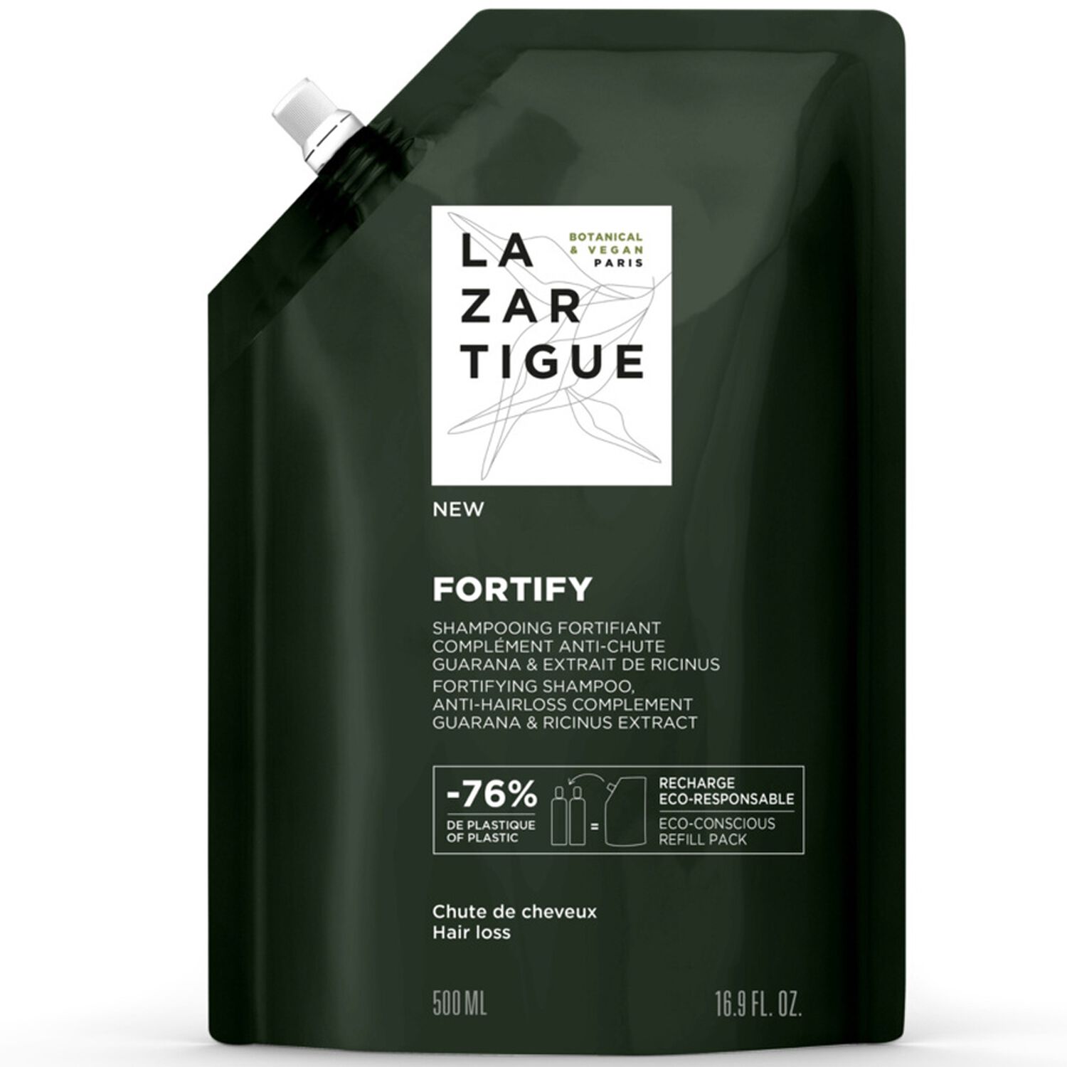 Lazartigue Fortify Shampooing Eco Recharge 500 ml