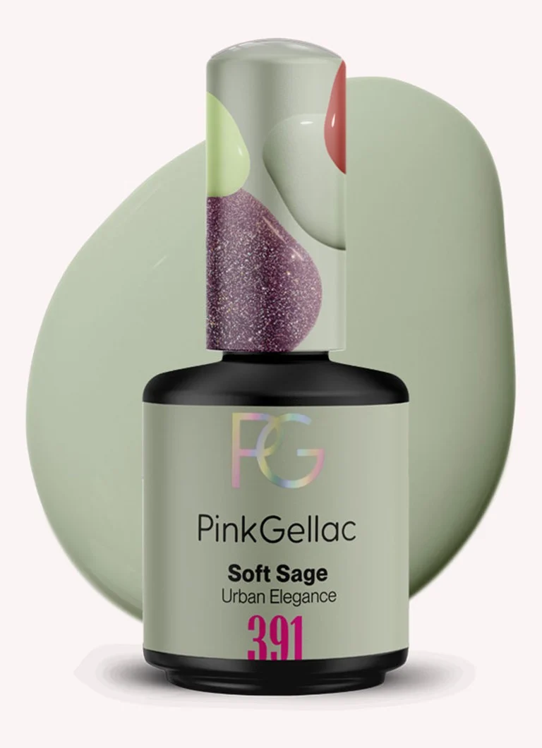 Smalto semipermanente Pink Gellac 391 Soft Sage