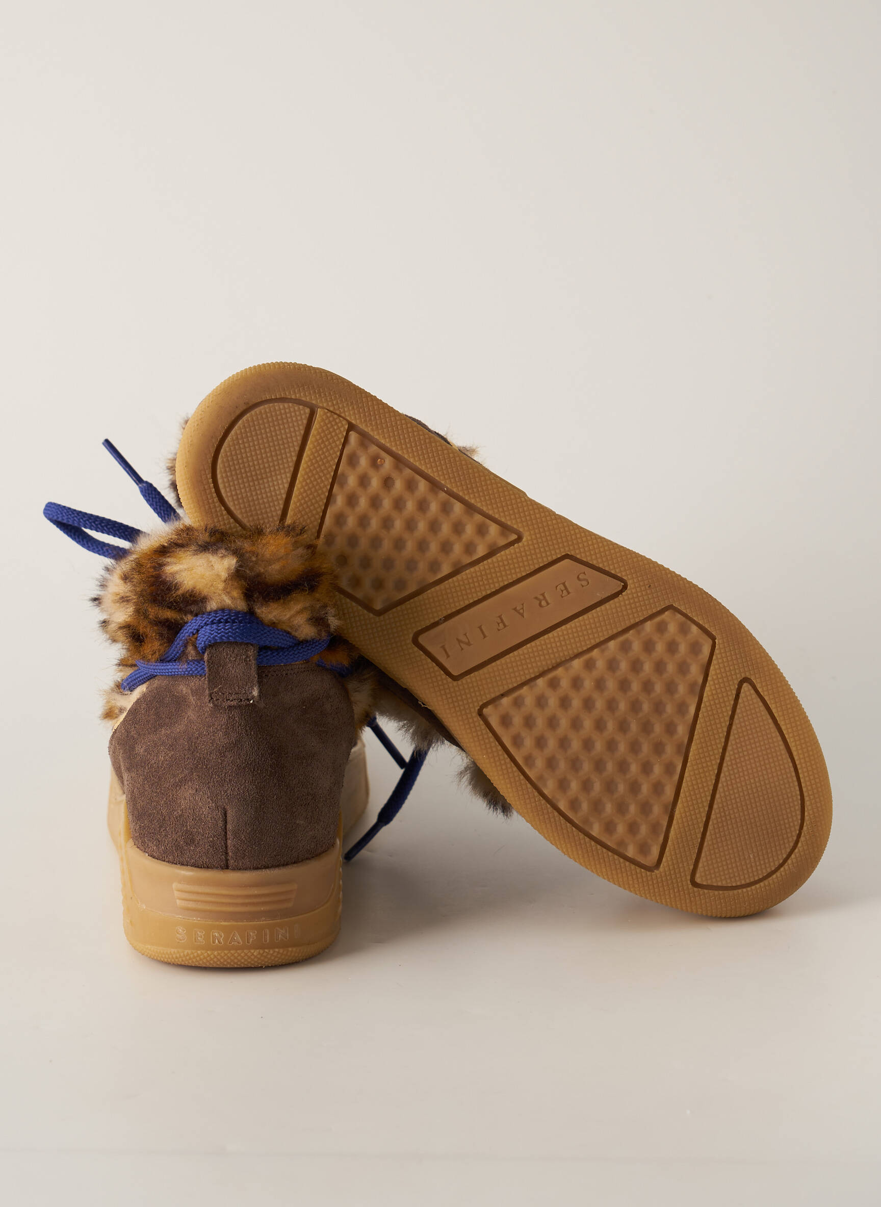 Serafini Baskets Femme couleur marron