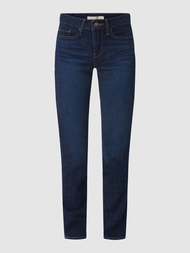Shaping Slim Fit Jeans mit Stretch-Anteil Modell '312' in dunkelblau