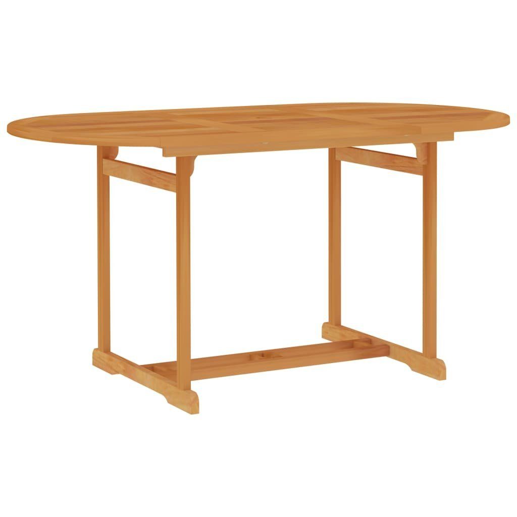 vidaXL Garten-Essgruppe 5-tlg. Garten-Essgruppe Massivholz Teak, (5-tlg)