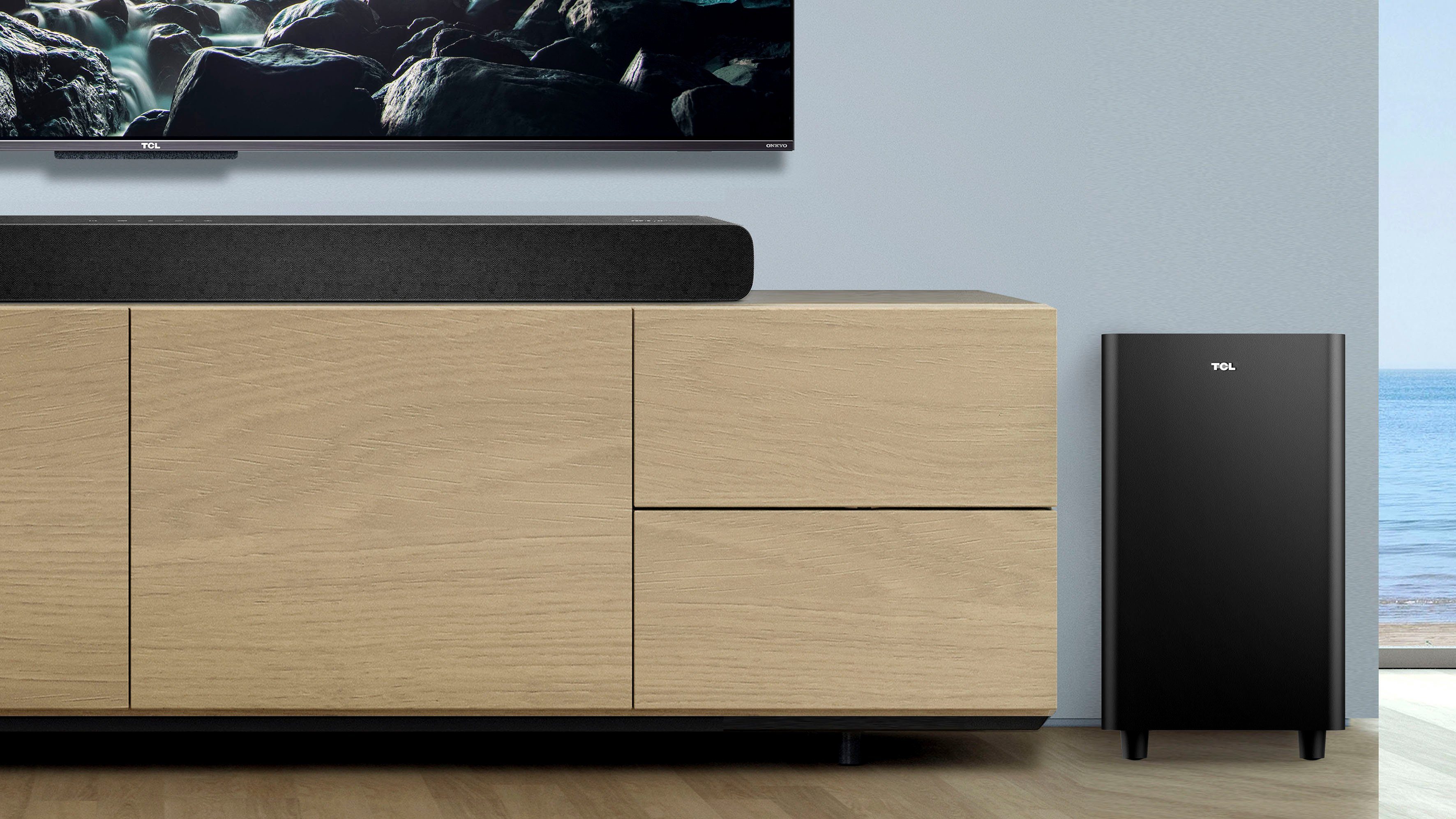 TCL TS8132 3.1.2 Soundbar (Bluetooth, WLAN (WiFi), 260 W, mit kabellosem Subwoofer)