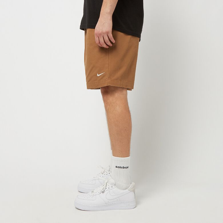 NIKE Life Pleated Chino Short ale brown/white