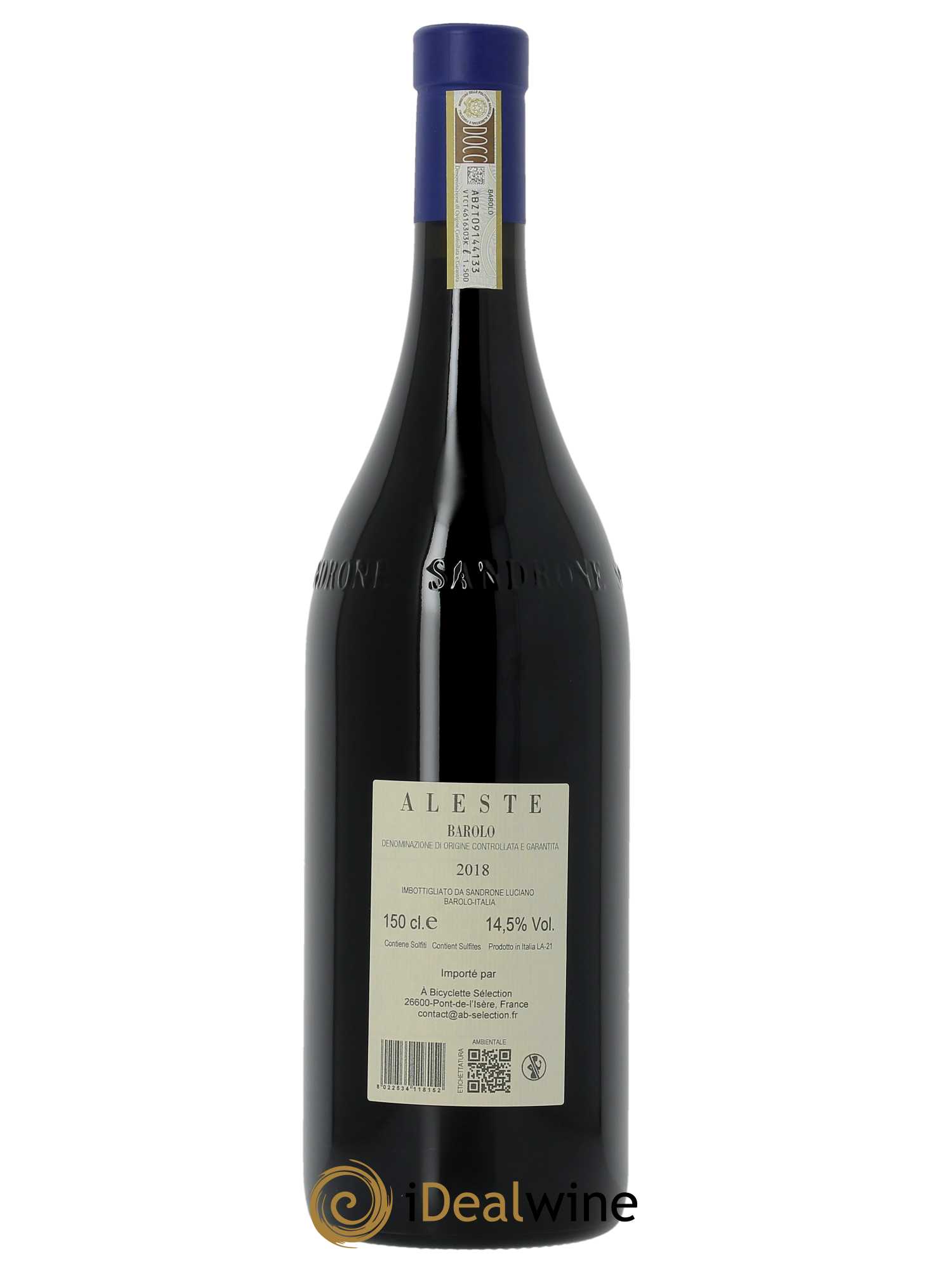 Barolo DOCG Aleste (anciennement Cannubi Boschis) Luciano Sandrone  2018 - Lot de 1 Magnum