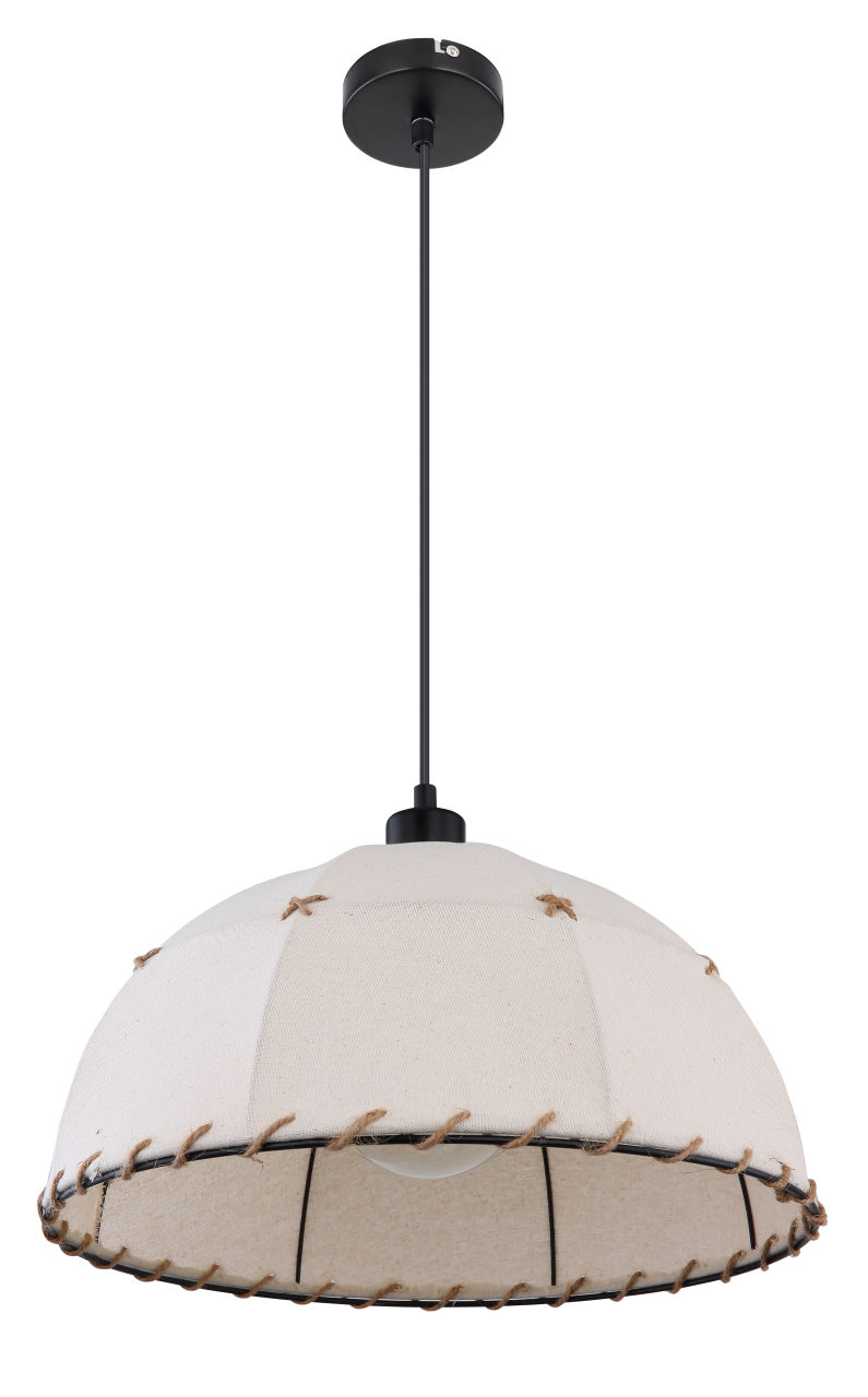 Globo Lighting - REX - Hängeleuchte Metall schwarz matt, 1x E27