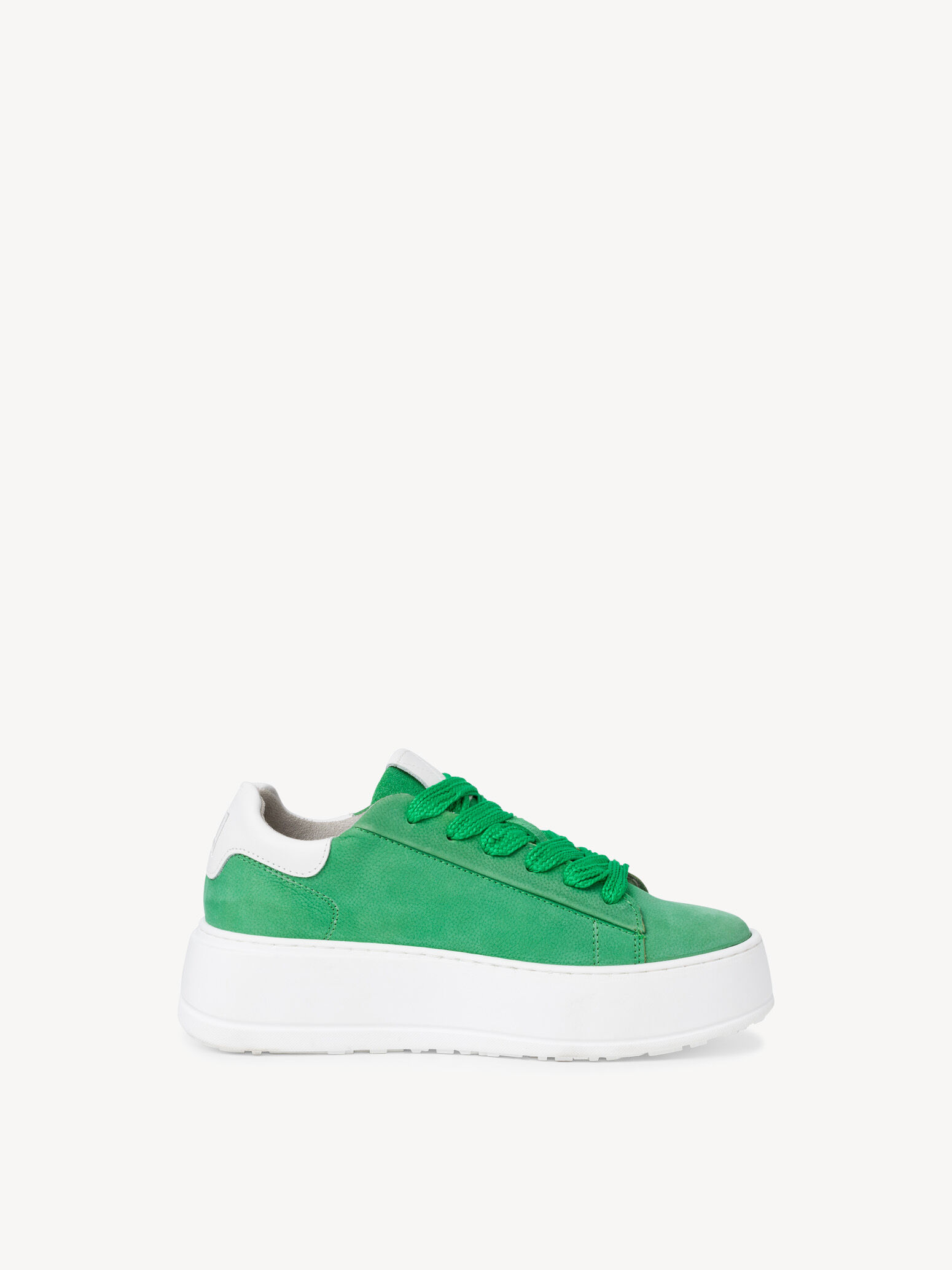 Basket en cuir - vert